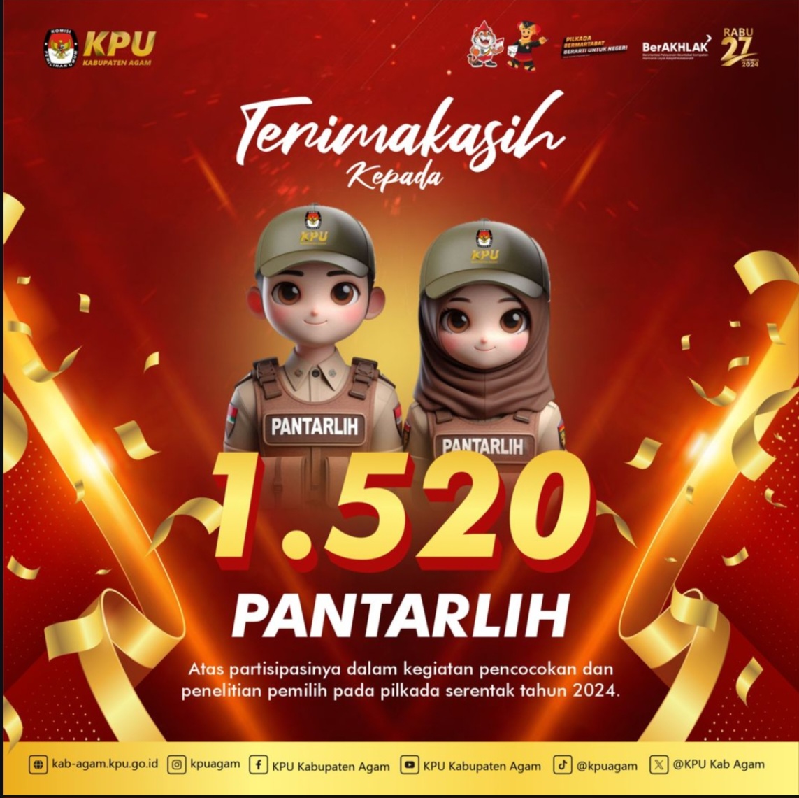 Terima Kasih Pantarlih Pilkada 2024