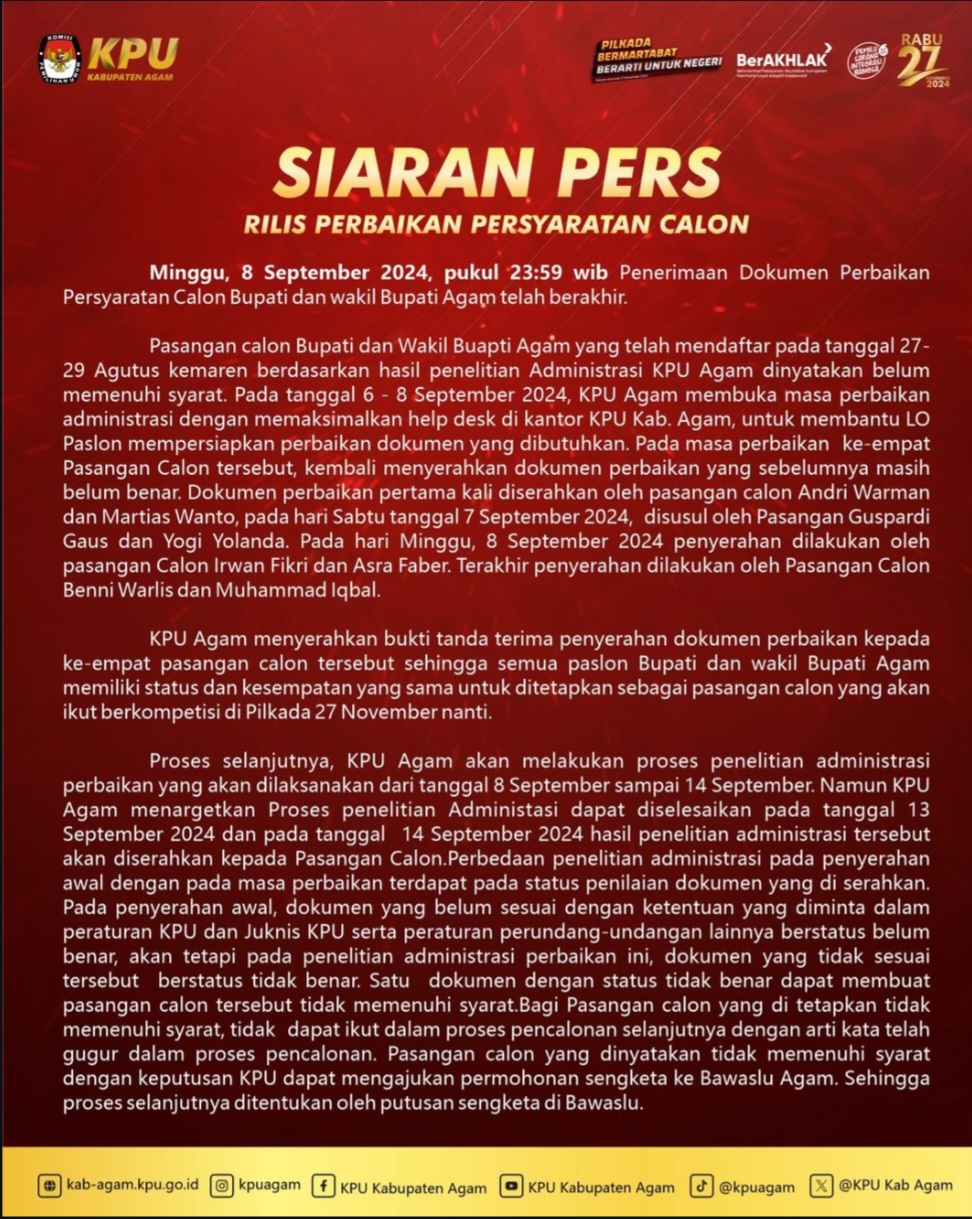 Siaran Pers