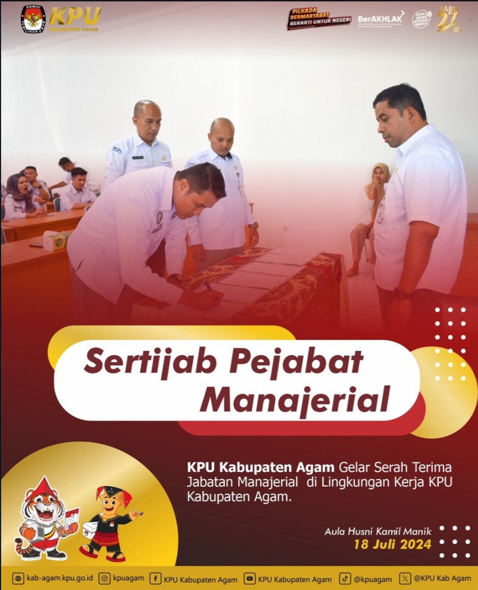 Sertijab Pejabat Manajerial