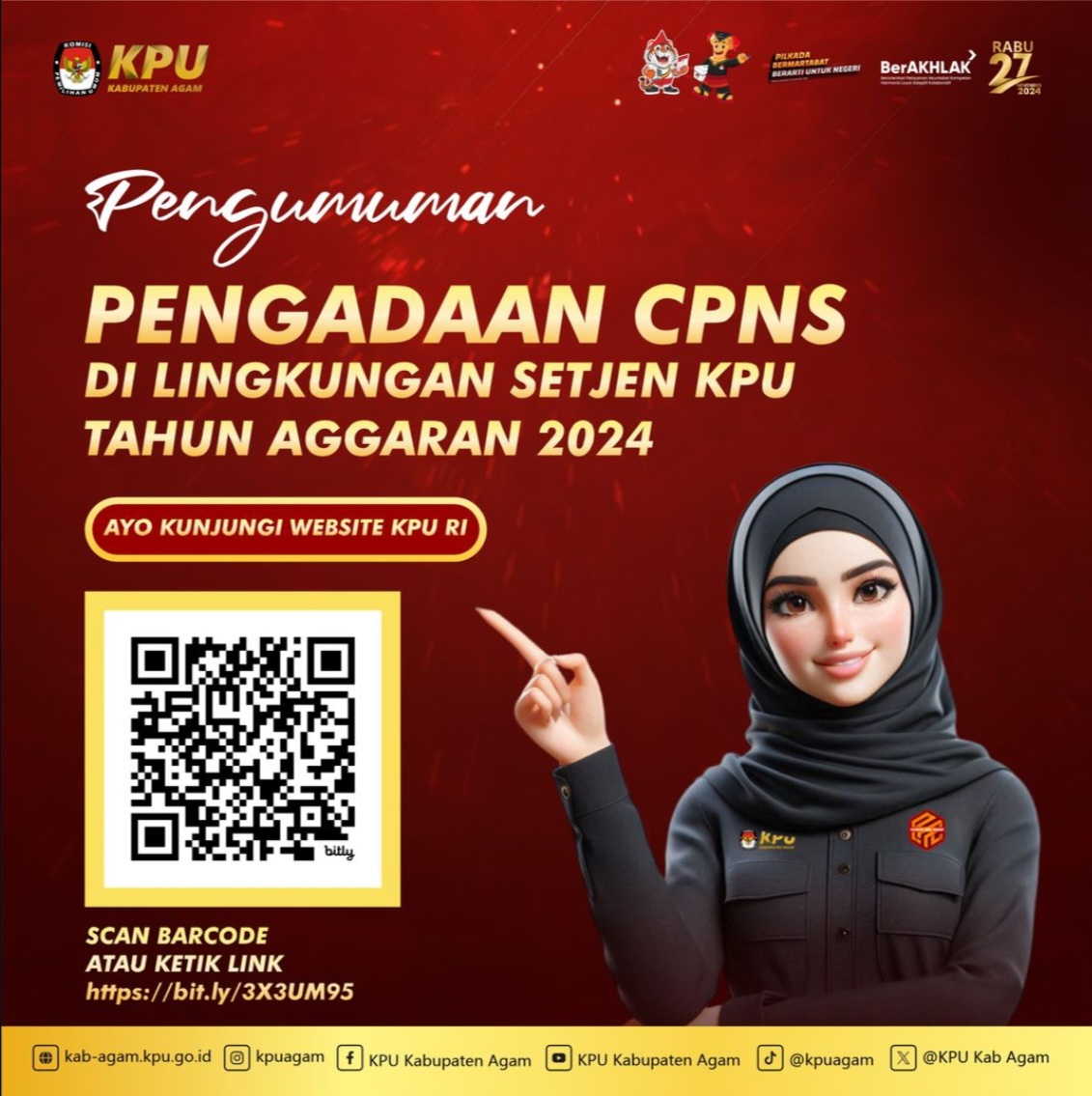 Pengadaan CPNS Setjen KPU Tahun 2024